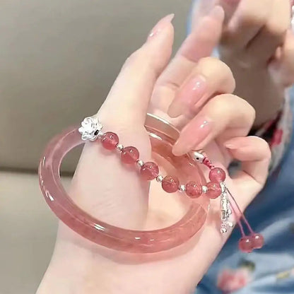 Chinese Ancient Hand Bracelet Butterfly Versatile Couple Bracelet Natural High-grade Exquisite Popular Fashion Jewelry Gifts