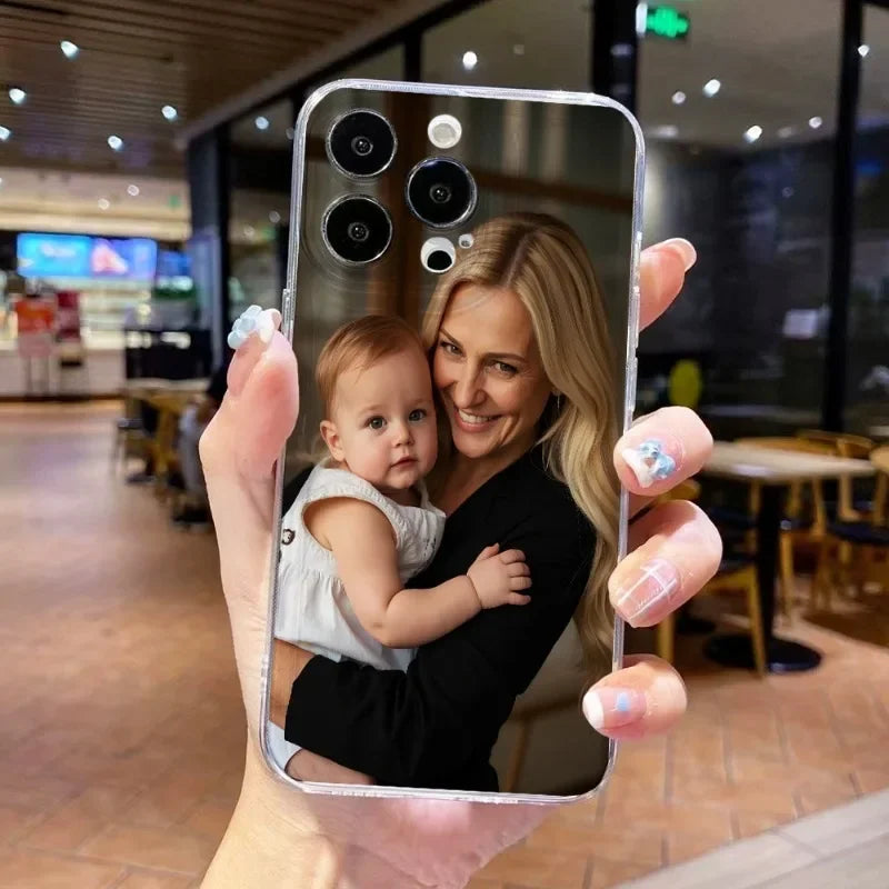 For iPhone 17 16 16e 15 14 13 12 11 Pro Max Mini SE 2020 2022 XS XR 6 7 8 Plus Air DIY Customized Photo TPU Soft Case Back Cover