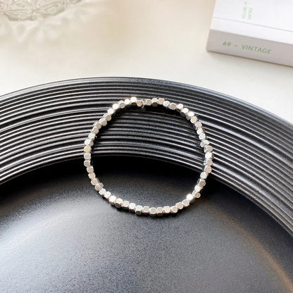 2025 New Broken Silver - Like Bracelet for Women, Light Luxury Retro & Minimalist Versatile for Besties & Daily Party