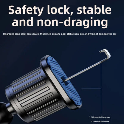 Wireless Charger For Car Mobile Cell Phone Holder Support For Mobile Car Mount Automotive Electric Induction Auto Clamping