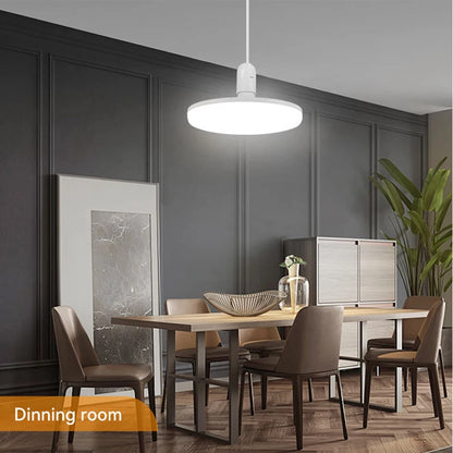 1PC 220V LED Bulb E27 Base Household Energy Saving Lamp 20W 30W 40W 60W 100W Indoor Lighting Flying Saucer Light Ampoule E27