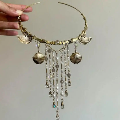 Glamorous Choker with Vintage Appeal; Red Crystal Moon Geometric Pendant Design; Women's Daily, Prom, Date Night Jewellery.