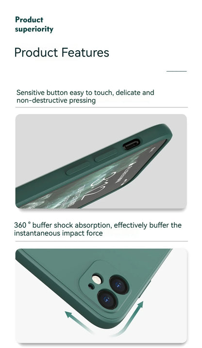 Liquid Silicone Case For iphone 17 Pro Max For iphone 17 17 Pro 17 Pro Max Cover TPU Shockproof Protective Cover iphone 17 Air