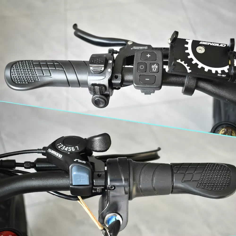 Electric BicycleS8 3500W Powerful motor 48V60AH lithium battery Mountain adult Electric Bike Disc Brakes 20 Inch Fat Tire E-bike