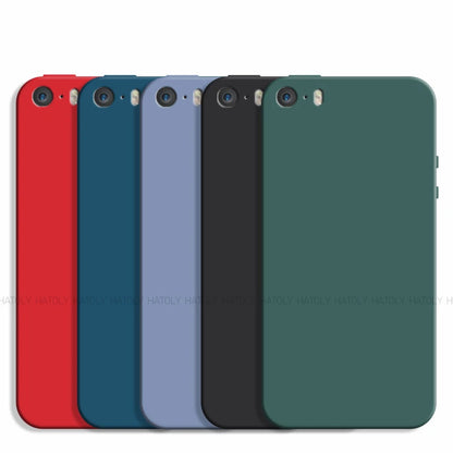 For iPhone 5s Case For iPhone 5s 5 SE 2016 Cover Original Shockproof Liquid Silicone Protective Phone Back Cover For iPhone 5s