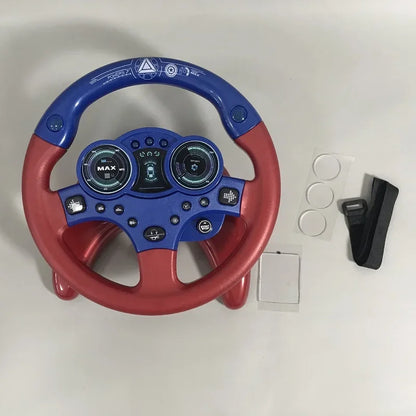 Electric baby steering wheel toys with lights and sounds are good early education to give children more fun