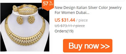 High Quality Jewellery Set For Women Dubai Nigeria Party Jewelry Necklace Earrings Bracelet And Ring Wedding Party Gift