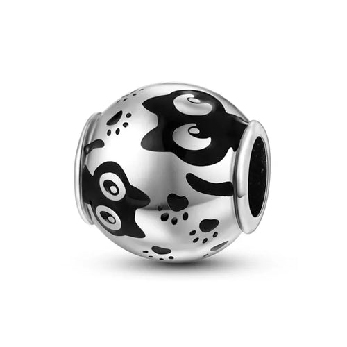 New 925 Sterling Silver Black Cat Charms Beads Fit Pandora 925