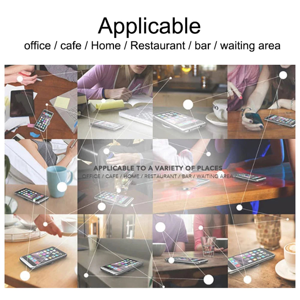 Built in Desktop Device Fast Wireless Charger 30W Quick Charger 3.0 Embedded Caricabatter Tipe C Chargeur Induction Charging