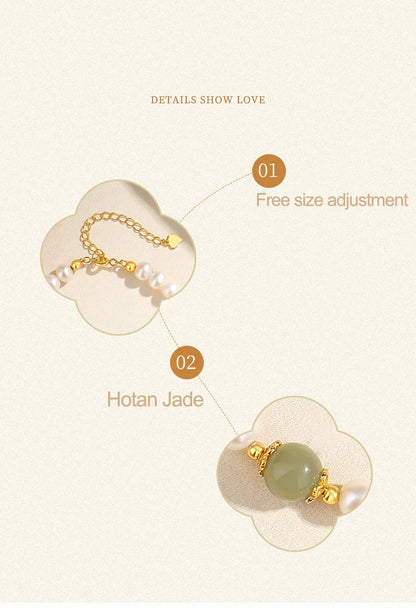 Jades Jewelry For Wedding Women Girlfriend Christmas Gifts Agates Elastic Bangle Bracelets Green Stone Beads Bracelet Crystal