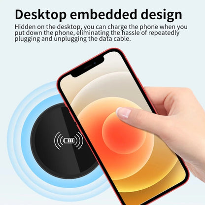 Built in Desktop Device Fast Wireless Charger 30W Quick Charger 3.0 Embedded Caricabatter Tipe C Chargeur Induction Charging