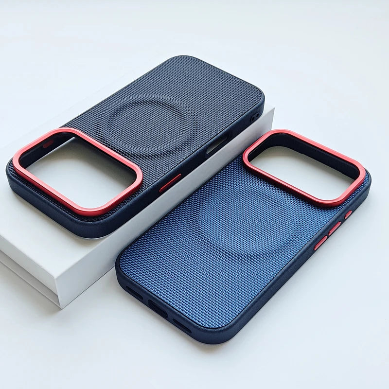 funda For iPhone 17 Air ,17 Pro,17 Pro Max Case ELVEPU Leather Anti-fall with Wireless Charging Phone Cover