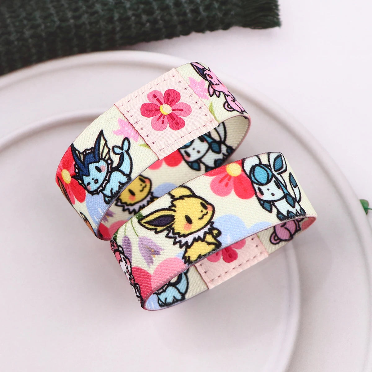 Kwaii Anime Characters Bracelet for Women Men Wrist Hand Fashion Bangle Jewelry Accessories Rock and Roll Bracelet Friends Gifts