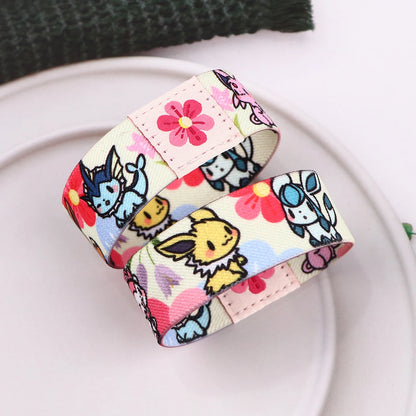Kwaii Anime Characters Bracelet for Women Men Wrist Hand Fashion Bangle Jewelry Accessories Rock and Roll Bracelet Friends Gifts
