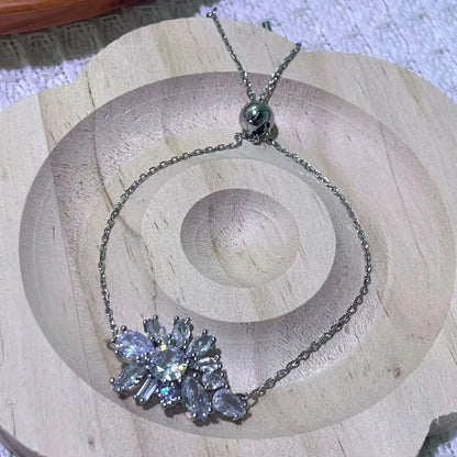 Bracelet Original Jewelry Fine Candy Blue Green Big Bracelet Gifts for Women Luxury Chain Suitable for parties Christmas holiday