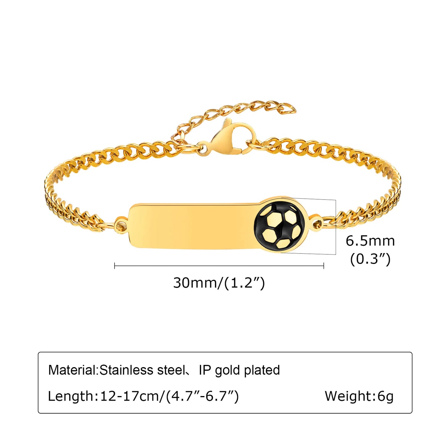 Vnox Personalized Baby Names Bracelets,Custom Baptism Gift, Anti Allergy Stainless Steel Chain Bracelets, Gifts to Newborns