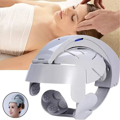 Electric Head Massage Relief Improve Sleep Vibration Relaxation Health Care Device Relax Easy Acupuncture Point Brain Massager