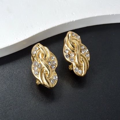 Dubai 18K Gold Plated Jewelry Set Women Luxurious Necklace Earrings Bracelet Ring 4pcs Bride Wedding Party Jewelry Set Gift