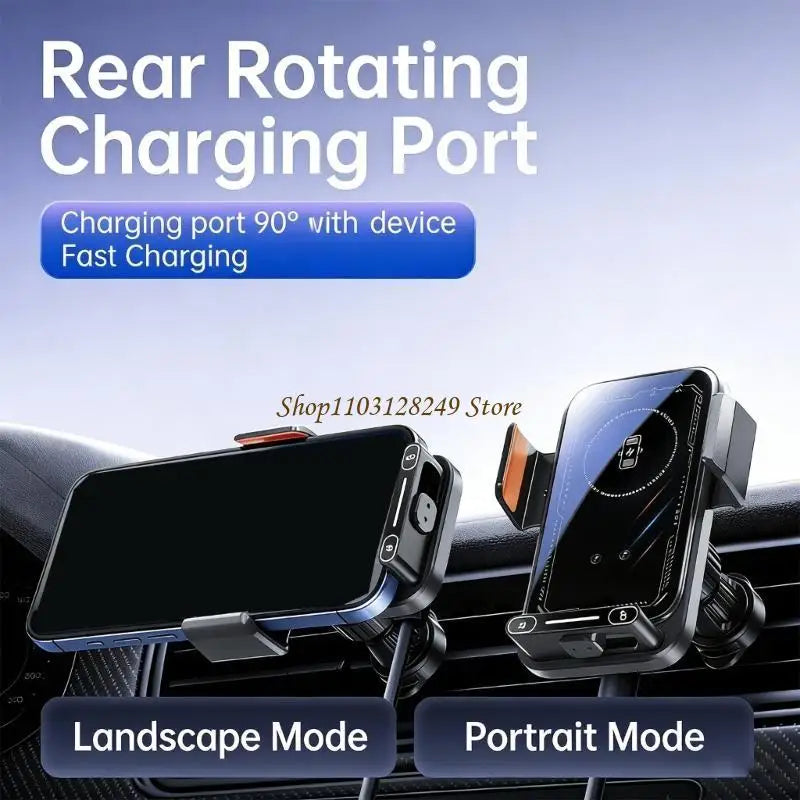 Wireless Charging,Wireless Car Chargers Charging Pad 15W NonSlip Fast Charge for Car Wireless Phone Chargers Mount