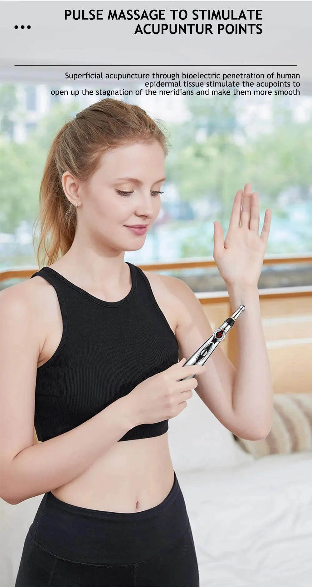 Electronic Acupuncture Pen Acupuncture Point Pen Acupuncture Point Pen Meridian Energy Meridian Pen Massage Pen Acupuncture Acup