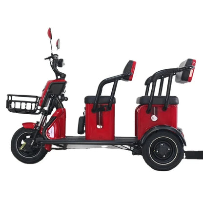 New Electric Tricycle Adult  Agricultural Double Row Electric Tricycle with 3 Wheel