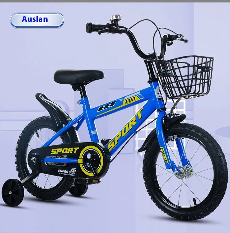 New children's bicycle models for boys and girls, suitable for ages 2-10 and 12-16 inch baby strollers.