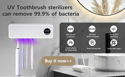 Electric Toothbrush Intelligent 5 Modes Cleaning Teeth Brush Waterproof Rotary Electric Toothbrush with 8 Brush Head