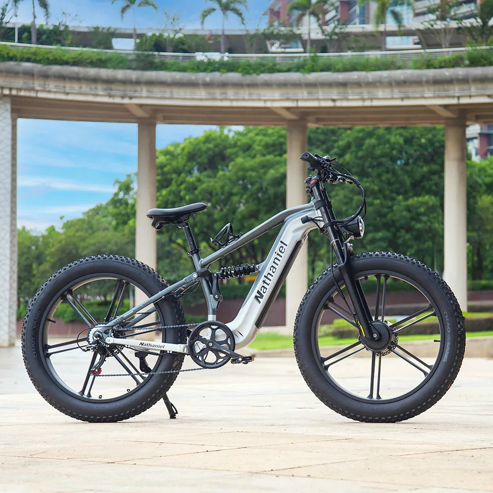 Nathaniel SYR09 adult electric bike, Dual motor 2000W,26*4.0Fat tires,48V20Ah,55KM/H, All terrain off-road E-bike