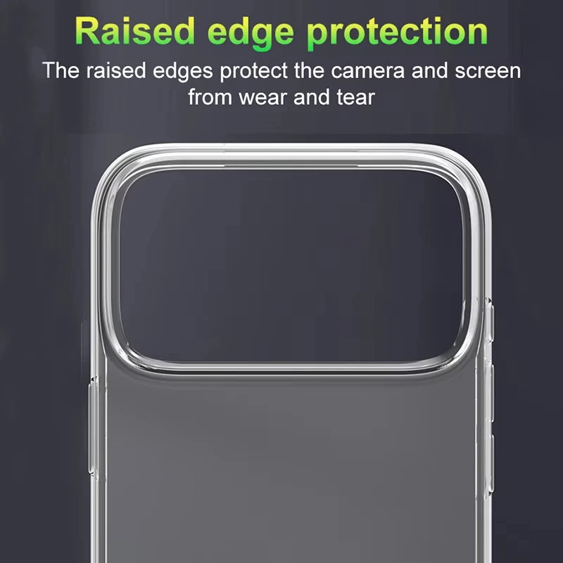 Transparent Soft Silicone TPU Phone Case For iPhone 17 Pro Max Ultra Thin Clear Shockproof Cases For iPhone 17 Air Back Cover