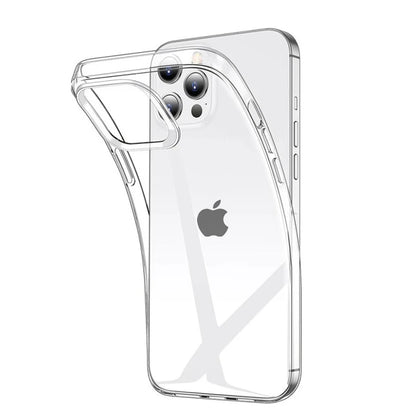 Luxury Ultra Thin Transparent Case for iPhone 17 16 15 11 12 13 14 Pro Max X XR 7 8 Plus Soft TPU Silicone Back Cover Clear Case