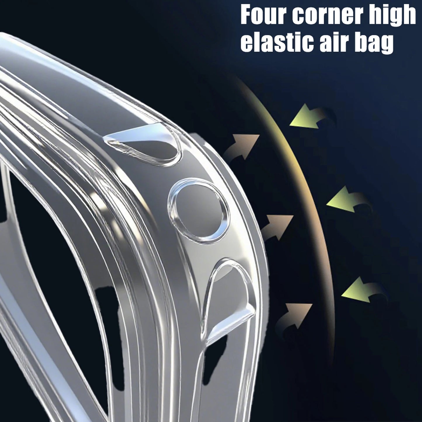 Crystal Clear Case For iPhone 17/17Promax/17 Pro/17 Air Shockproof Protective Phone Cover HD Transparent Hard PC Bumper Shell