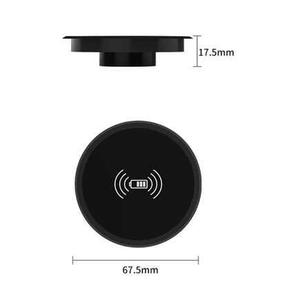 Built in Desktop Device Fast Wireless Charger 30W Quick Charger 3.0 Embedded Caricabatter Tipe C Chargeur Induction Charging