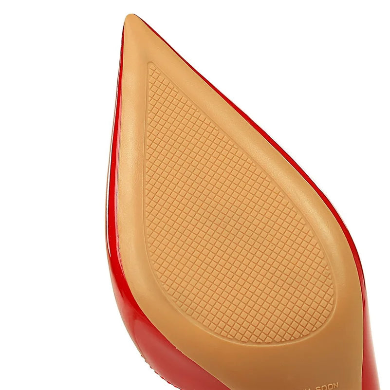 Women 7.5cm 10.5cm High Heels Yellow Pumps Office Stiletto Wedding Bridal Scarpins Short Heels Lady Hollow Party Shoes