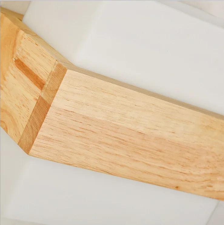 Modern Wood Lamp Led Wall Lamps Glass Light Mirror Washer Sconces Wall Light Fixtures Dressing  Living Room Dining Room Bedroom