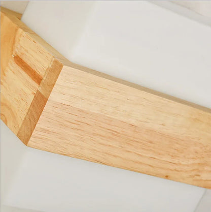 Modern Wood Lamp Led Wall Lamps Glass Light Mirror Washer Sconces Wall Light Fixtures Dressing  Living Room Dining Room Bedroom