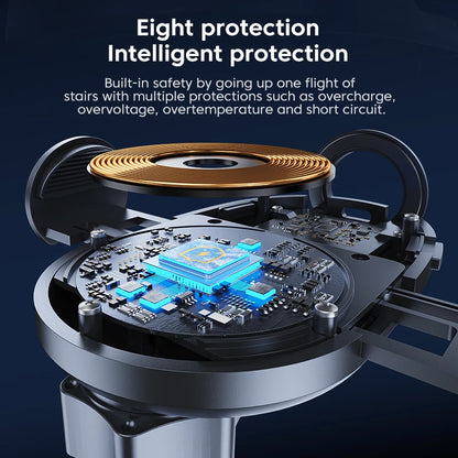 Wireless 15W Car Charger Air Vent Phone Holder 360 Ritation AdjustmentSuper Fast Charging Station for iPhone 16 15 14 13 12