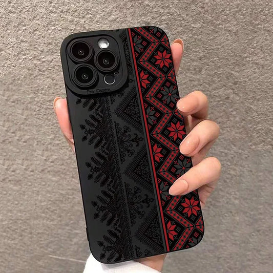 Vintage Totem Painting Shockproof Phone Case For iPhone 17 16 15 14 13 12 11 Pro Max XS X XR 7 8 Plus SE 2022 13 Mini Soft Cover