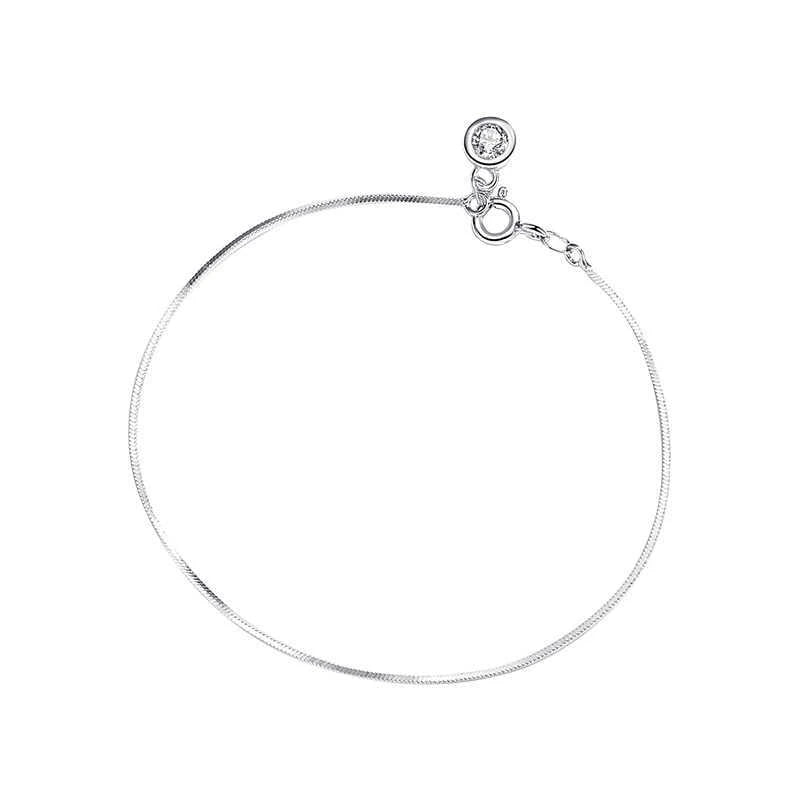 Luxury Stainless Steel Bracelet New High-End Minimalist Zircon Charm Blade Chain Women’s Bracelet Party Jewelry Gift