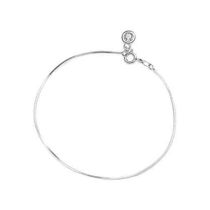 Luxury Stainless Steel Bracelet New High-End Minimalist Zircon Charm Blade Chain Women’s Bracelet Party Jewelry Gift