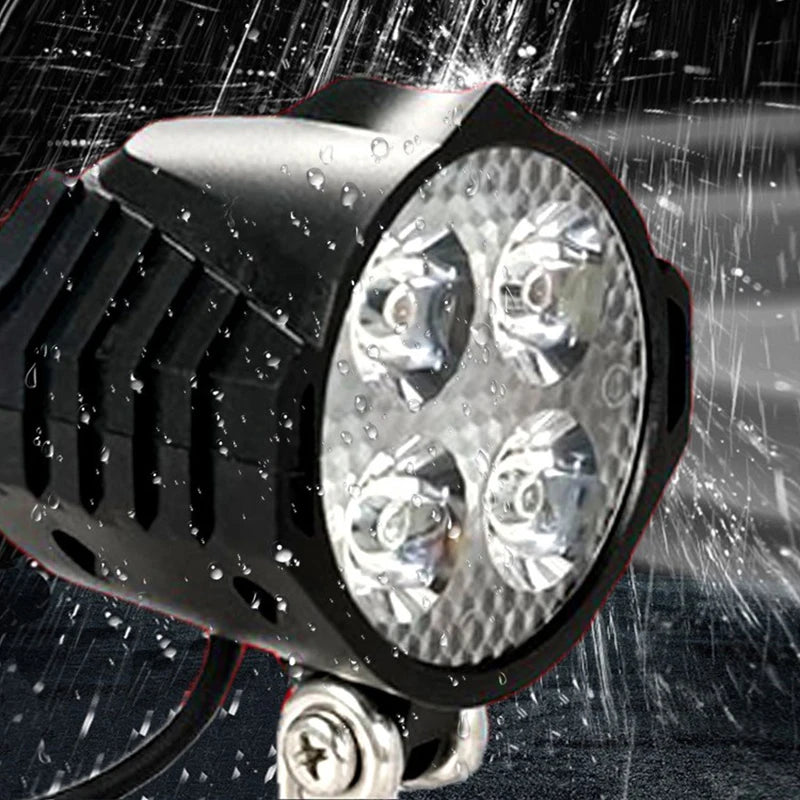 NEW E-Bike 12V 24V 36V 48V 60V 72V Electric Bicycle Light with Horn Waterproof IPX4 Headlight Horn Set Front Headlight Horn Set