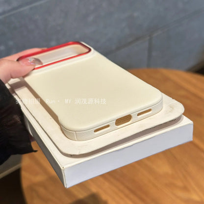 For iPhone 17 Pro Max 17Pro iPhone17 Case Luxury Leather Borderless Ultra-thin Back Cover For iPhone 17 Air Shell Bumper Funda