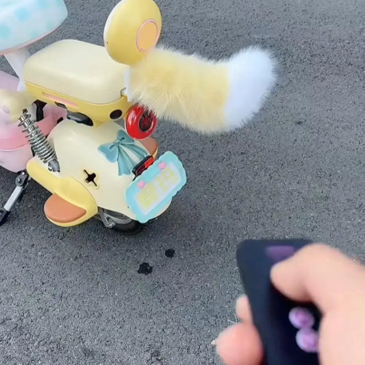 Electric Tail Sound-Activated Remote Control Motorcycle Electric Vehicle New Energy Universal Motorcycle Trendy Swinging Rear