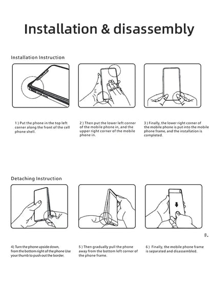 Hybrid Silicone Frame Aluminum Metal Phone Cases For iPhone 17 16 15 Pro Max 14 13 12 Better Heat Bumper