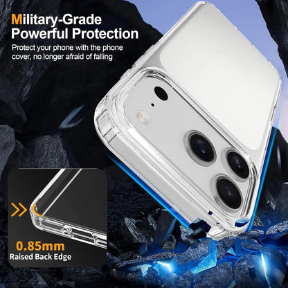 Crystal Clear Case For iPhone 17/17Promax/17 Pro/17 Air Shockproof Protective Phone Cover HD Transparent Hard PC Bumper Shell