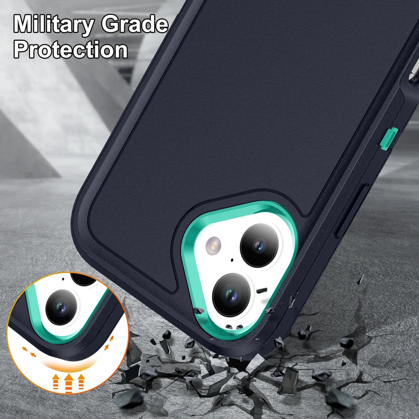 Shockproof Matte Armor Cover Case for Iphone 17 Pro Max Air 16 Plus Iphone17 Covers