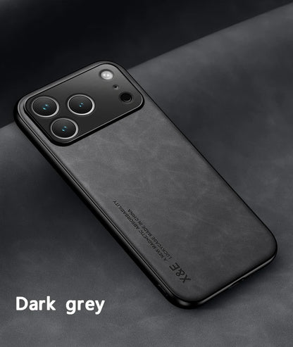 Fashion Leather Funda for iPhone 17 Pro Max 17 Air Case Ultra Thin Car Magnetic Protection Phone Cover Capa