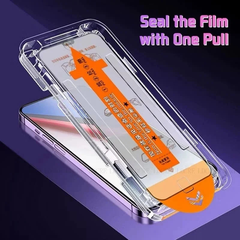 4/3/2/1Pcs For iPhone 17 Pro Max Glass iPhone 17 Pro Tempered Glass Dust Free 9H Full Cover Glue Screen Protector iPhone 17 Air