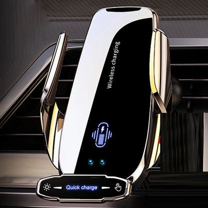Wireless Charger For Car Mobile Cell Phone Holder Support For Mobile Car Mount Automotive Electric Induction Auto Clamping
