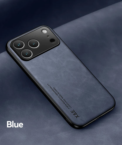 Fashion Leather Funda for iPhone 17 Pro Max 17 Air Case Ultra Thin Car Magnetic Protection Phone Cover Capa