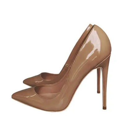 Red black yellow extreme high heel pointed toe new ladies high-heeled shoes women's shoes party wedding QP067 ROVICIYA